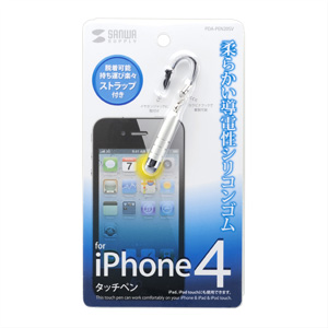 PDA-PEN20SV / iPhone4用タッチペン（シルバー）