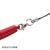 PDA-PEN24R スマートフォン&タブレット用タッチペン(レッド) PDA-PEN24R / スマートフォン&タブレット用タッチペン(レッド)