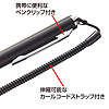 PDA-PEN25BK / スマートフォン＆タブレット用タッチペン（ブラック）