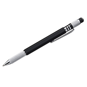 PDA-PEN36BK / 傾き160°対応ボールペン付きタッチペン(ブラック)