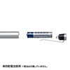 PDA-PEN39SVN 電池式極細タッチペン(シルバー) PDA-PEN39SVN / 電池式極細タッチペン(シルバー)