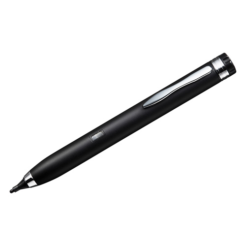 PDA-PEN41BK / 電池式極細タッチペン（ブラック）