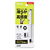 PDA-PEN43SV 導電性ファイバー素材タッチペン(先端交換部品付属・シルバー) PDA-PEN43SV / 導電性ファイバー素材タッチペン(先端交換部品付属・シルバー)