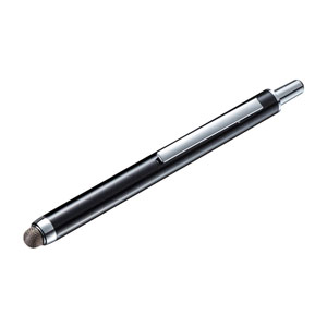 PDA-PEN52BK / 導電繊維タッチペン(ブラック・ノック式)