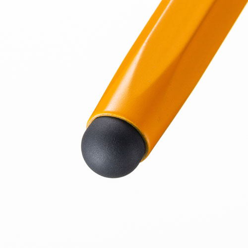 PDA-PEN53D / シリコンゴムタッチペン（オレンジ・鉛筆型）