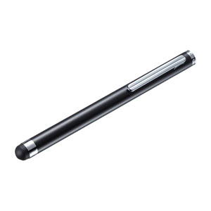 PDA-PEN55BK / シリコンゴムタッチペン(ブラック・先端直径8mm)