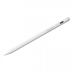 PDA-PEN60W / Apple iPad専用充電式極細タッチペン(ホワイト)