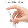 PDA-PEN60W / Apple iPad専用充電式極細タッチペン（ホワイト）