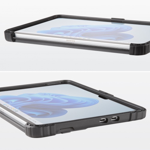 PDA-SF13BK / Microsoft Surface Pro 12インチ用耐衝撃ケース（ショルダーベルト付き）