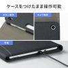 PDA-SF14BK Microsoft Surface Pro 12インチ用手帳型保護ケース PDA-SF14BK / Microsoft Surface Pro 12インチ用手帳型保護ケース