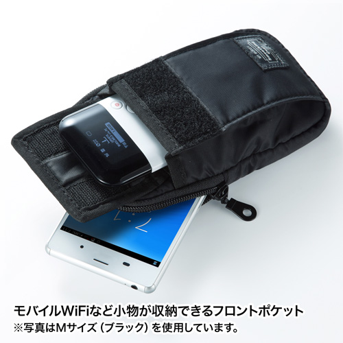 PDA-SPC21R / マルチガジェットケース（Mサイズ・レッド）