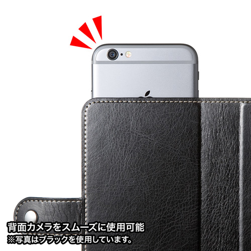 PDA-SPC30R / 手帳型スマートフォンケース（Mサイズ・レッド）