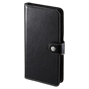 PDA-SPC31BK / 手帳型スマートフォンケース(Lサイズ・ブラック)