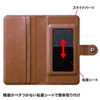 PDA-SPC31BR / 手帳型スマートフォンケース（Lサイズ・ブラウン）