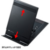 PDA-STN11BK モバイルタブレットスタンド(ブラック) PDA-STN11BK / モバイルタブレットスタンド(ブラック)