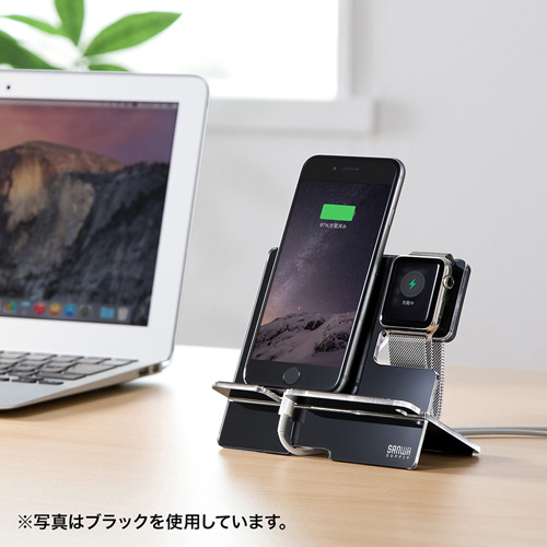 PDA-STN12W / Apple Watch・iPhone用充電スタンド（ホワイト）