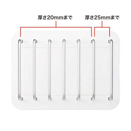 PDA-STN21WN2 / タブレット・スマートフォン用スタンド（充電器収納タイプ）