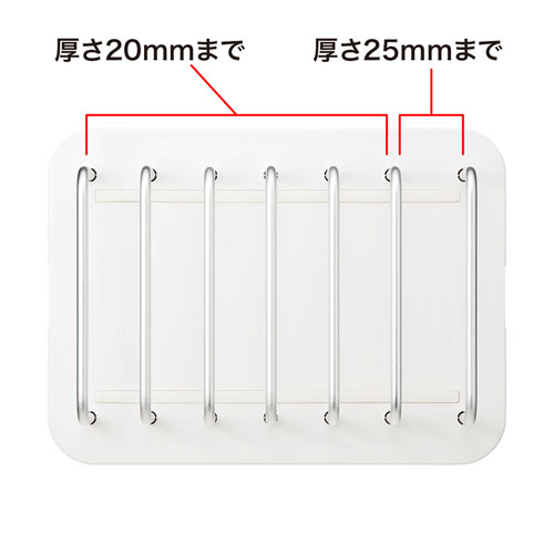 PDA-STN21WN / タブレット・スマートフォン用スタンド（充電器収納タイプ）