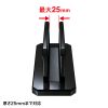 PDA-STN32BKN ノートパソコン用アクリルスタンド(縦置きタイプ) PDA-STN32BKN / ノートパソコン用アクリルスタンド(縦置きタイプ)