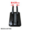 PDA-STN32BK ノートパソコン用アクリルスタンド(縦置きタイプ) PDA-STN32BK / ノートパソコン用アクリルスタンド(縦置きタイプ)