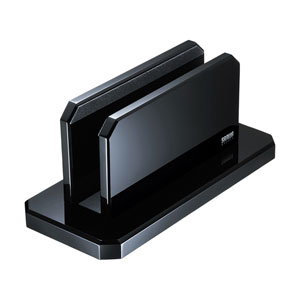 PDA-STN32BK / ノートパソコン用アクリルスタンド(縦置きタイプ)