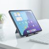 PDA-STN35BK / タブレット用アルミスタンド（ブラック）
