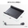 PDA-STN35BK タブレット用アルミスタンド(ブラック) PDA-STN35BK / タブレット用アルミスタンド(ブラック)