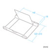 PDA-STN35S / タブレット用アルミスタンド
