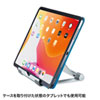 PDA-STN35S / タブレット用アルミスタンド（シルバー）
