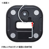 PDA-STN39BK タブレット用伸縮アームスタンド(高さ調節タイプ) PDA-STN39BK / タブレット用伸縮アームスタンド(高さ調節タイプ)