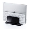 PDA-STN47BK ノートパソコン用アクリルスタンド(2台収納・縦置きタイプ) PDA-STN47BK / ノートパソコン用アクリルスタンド(2台収納・縦置きタイプ)