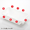 PDA-STN4W 携帯電話・iPhone・iPod用ケーブル収納ボックス(ホワイト) PDA-STN4W / 携帯電話・iPhone・iPod用ケーブル収納ボックス(ホワイト)