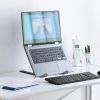 PDA-STN53BK ノートパソコン用モバイルスタンド(角度調整・折りたたみタイプ) PDA-STN53BK / ノートパソコン用モバイルスタンド(角度調整・折りたたみタイプ)
