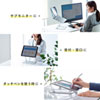 PDA-STN58S ノートパソコン用アルミスタンド(角度・高さ調整タイプ) PDA-STN58S / ノートパソコン用アルミスタンド(角度・高さ調整タイプ)