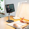 PDA-STN59BK タブレット用伸縮アームスタンド(置き型・高さ調節タイプ) PDA-STN59BK / タブレット用伸縮アームスタンド(置き型・高さ調節タイプ)