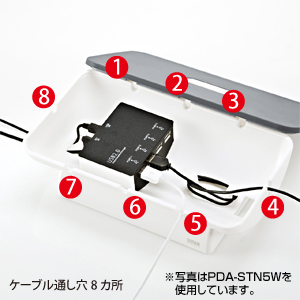 PDA-STN5BK / 携帯電話・iPhone・iPod用充電ステーション