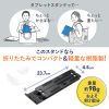 PDA-STN63BK / タブレット用モバイルスタンド（角度調整・折りたたみタイプ）