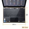 PDA-STN64CL / ノートPCキーボード用アクリルカバー（Chromebook 11.6型用）