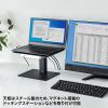 PDA-STN66BK 卓上スタンド(高さ調整・1本支柱タイプ) PDA-STN66BK / 卓上スタンド(高さ調整・1本支柱タイプ)