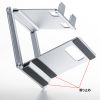 PDA-STN68S タブレット・スマートフォン用薄型アルミスタンド(角度・高さ調整タイプ) PDA-STN68S / タブレット・スマートフォン用薄型アルミスタンド(角度・高さ調整タイプ)