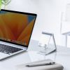 PDA-STN68S タブレット・スマートフォン用薄型アルミスタンド(角度・高さ調整タイプ) PDA-STN68S / タブレット・スマートフォン用薄型アルミスタンド(角度・高さ調整タイプ)
