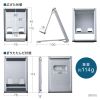 PDA-STN68S タブレット・スマートフォン用薄型アルミスタンド(角度・高さ調整タイプ) PDA-STN68S / タブレット・スマートフォン用薄型アルミスタンド(角度・高さ調整タイプ)