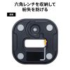 PDA-STN69BK / モバイルモニター用伸縮アームスタンド（高さ調節タイプ）