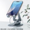 PDA-STN79GY スマートフォンスタンド(回転式・アルミ素材) PDA-STN79GY / スマートフォンスタンド(回転式・アルミ素材)