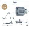 PDA-STN79GY スマートフォンスタンド(回転式・アルミ素材) PDA-STN79GY / スマートフォンスタンド(回転式・アルミ素材)