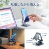PDA-STN79GY / スマートフォンスタンド（回転式・アルミ素材）