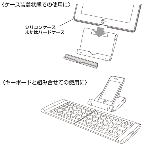 PDA-STN7W / iPadスタンド（ホワイト）