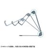 PDA-STN81GY スマートフォンスタンド(2関節) PDA-STN81GY / スマートフォンスタンド(2関節)