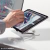 PDA-STN87S / タブレットスタンド（回転式・アルミ製）