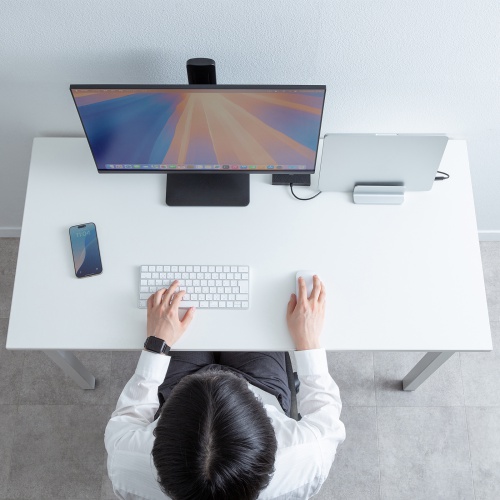 PDA-STN90S / ノートパソコン用アルミスタンド（縦置き・1台用）